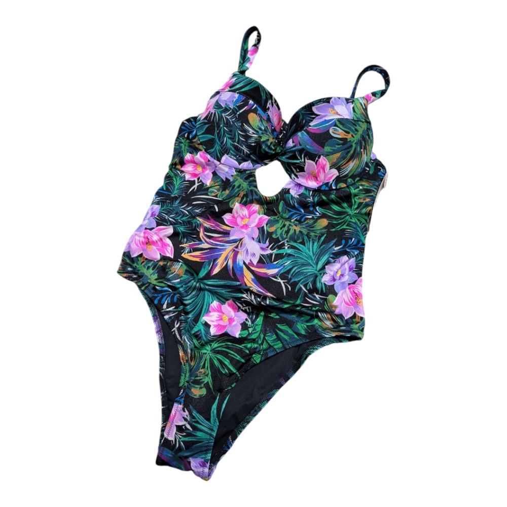 Victoria's Secret Swim The Twist Removable Push-Up One-Piece Swimsuit M